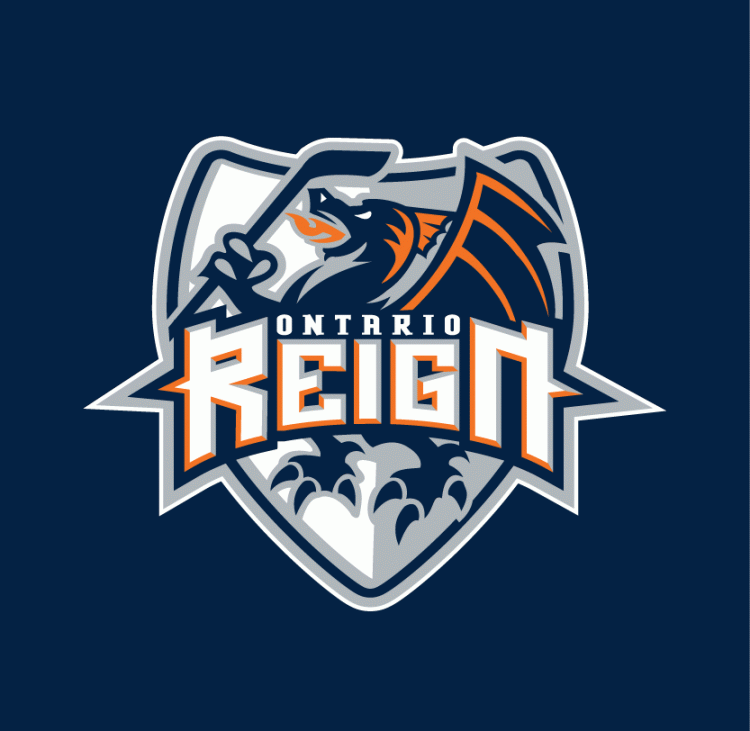 ontario reign 2008-pres alternate logo v2 iron on heat transfer